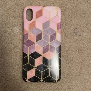 Casely iPhone XS Max Case (Pink & Black)